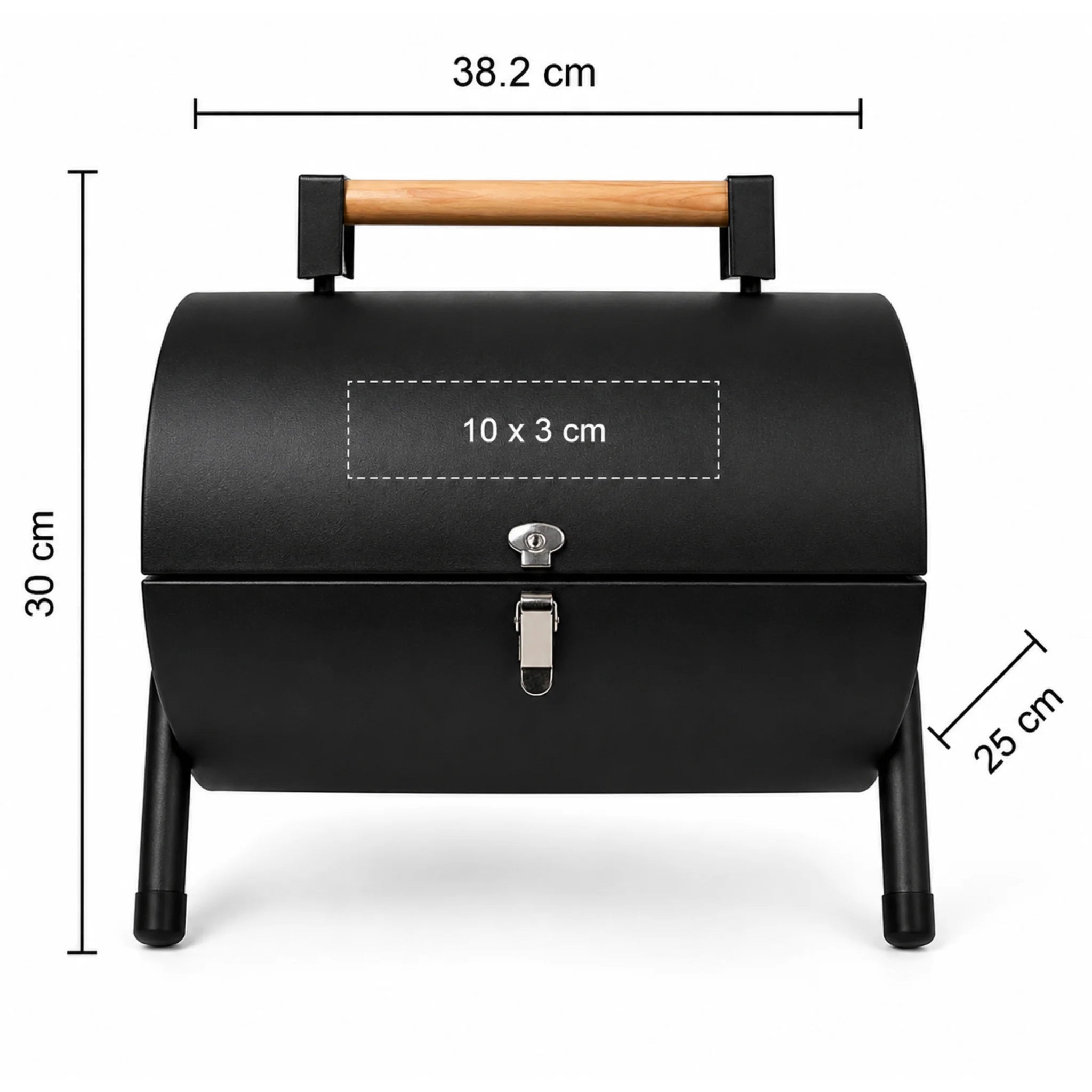Mini Asador portátil con doble cara