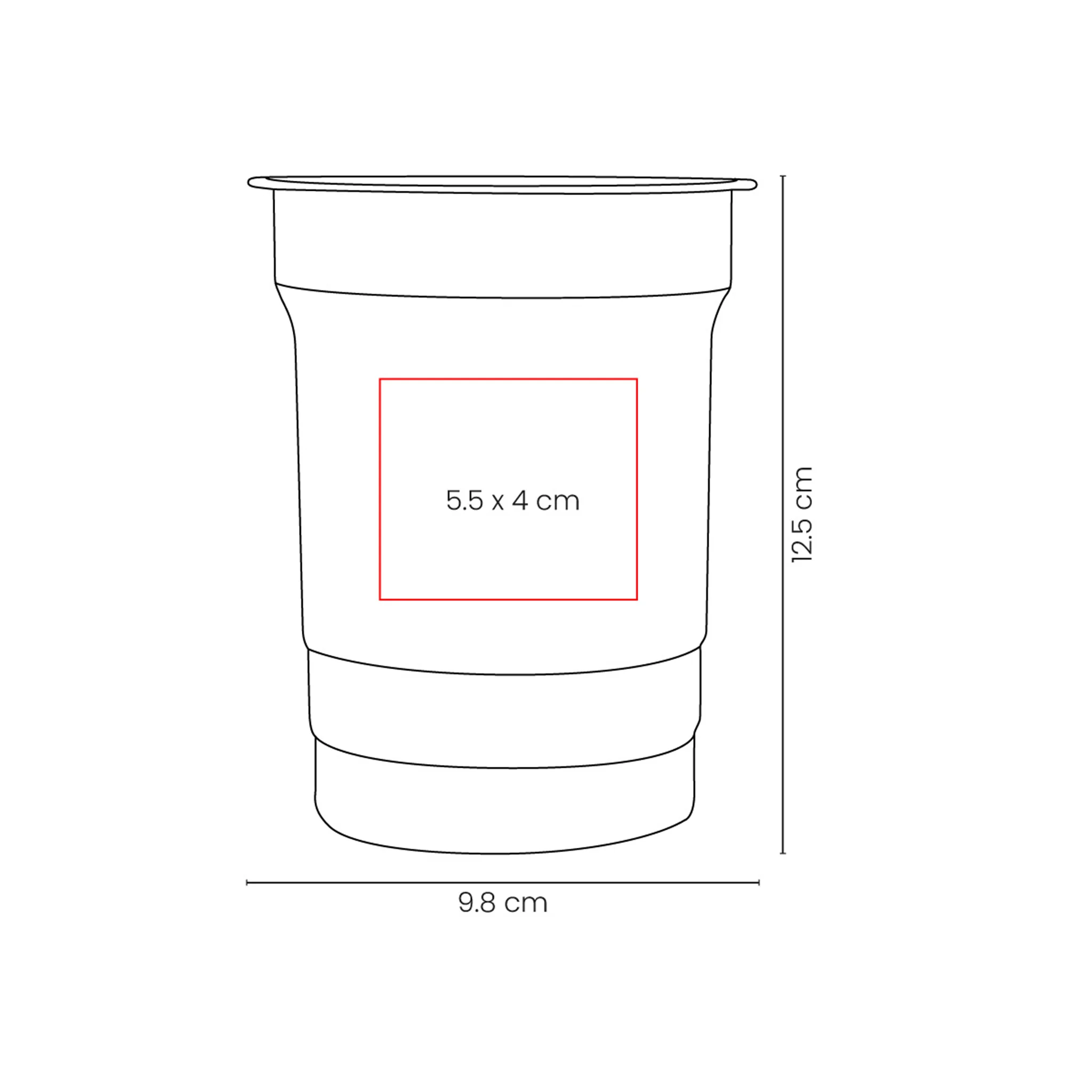 Vasos Termosensibles 590ml (Paquete de 10 Unidades)