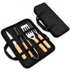 Estuche con set para preparar carne asada