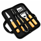 Estuche con set para preparar carne asada