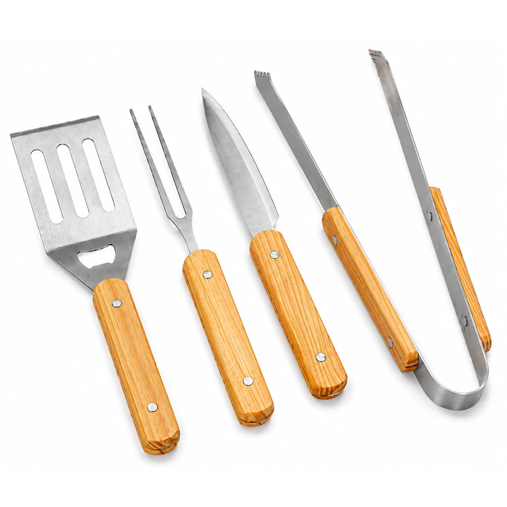 Estuche con set para preparar carne asada