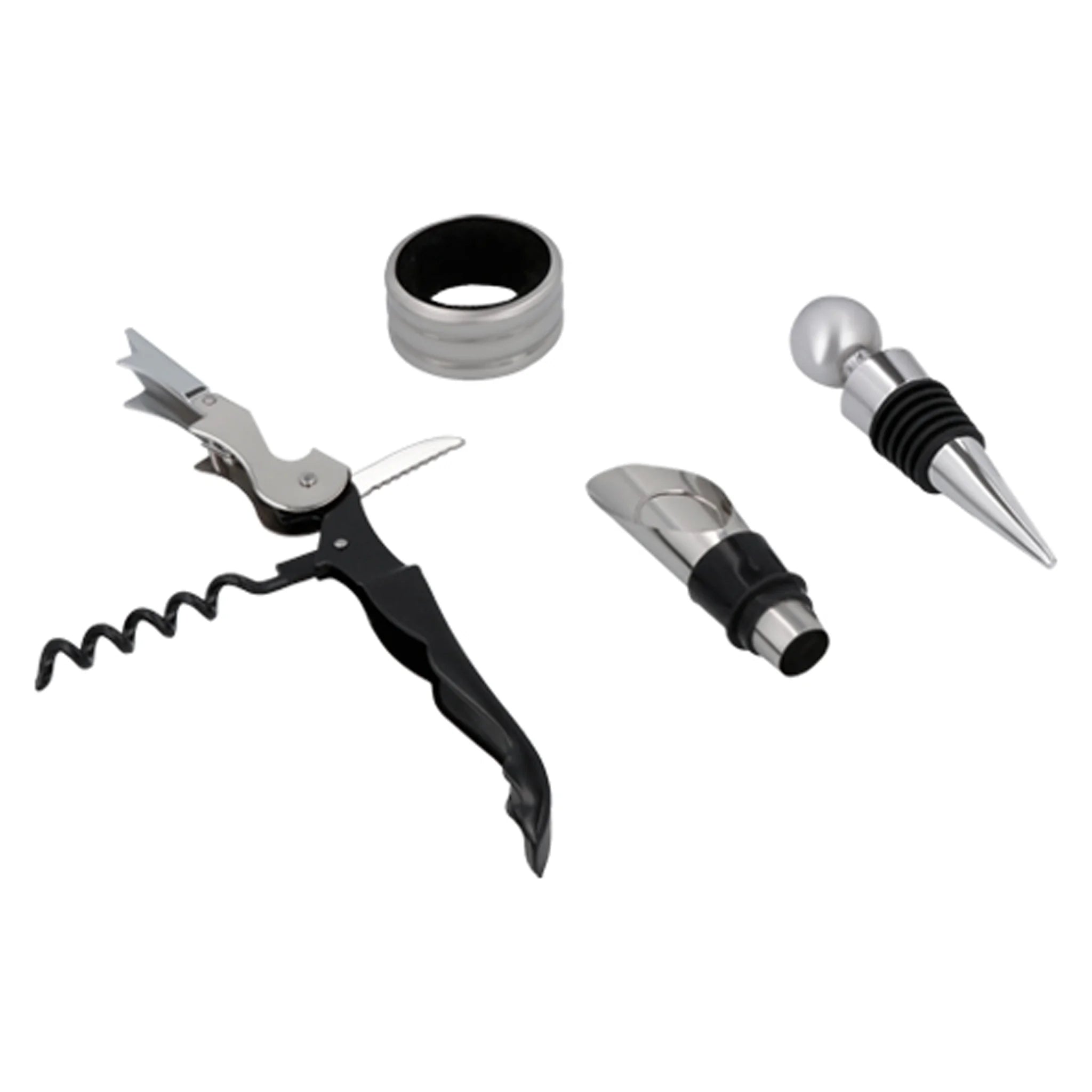 Set para Vino con 4 Accesorios