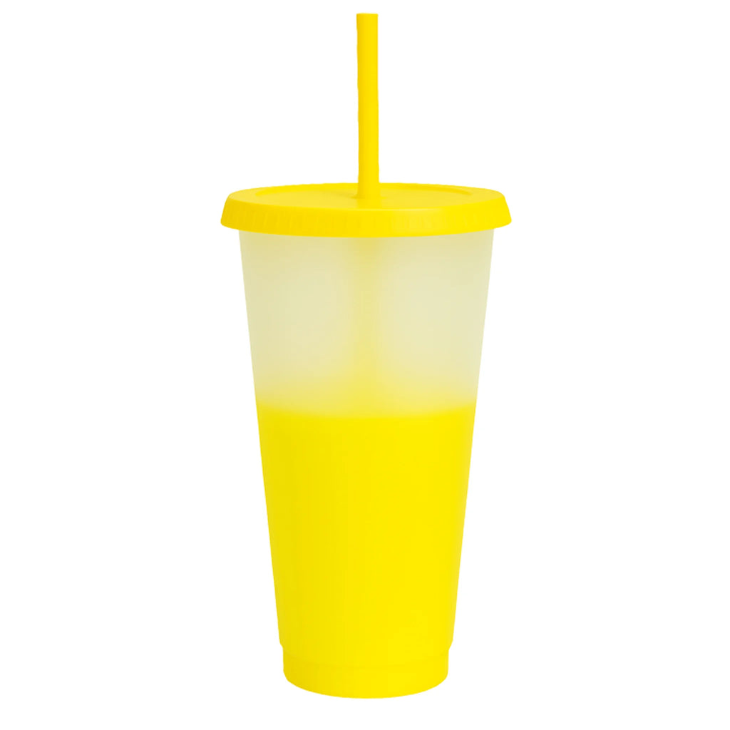 Vaso de Plástico con Acabado Frost Degradado