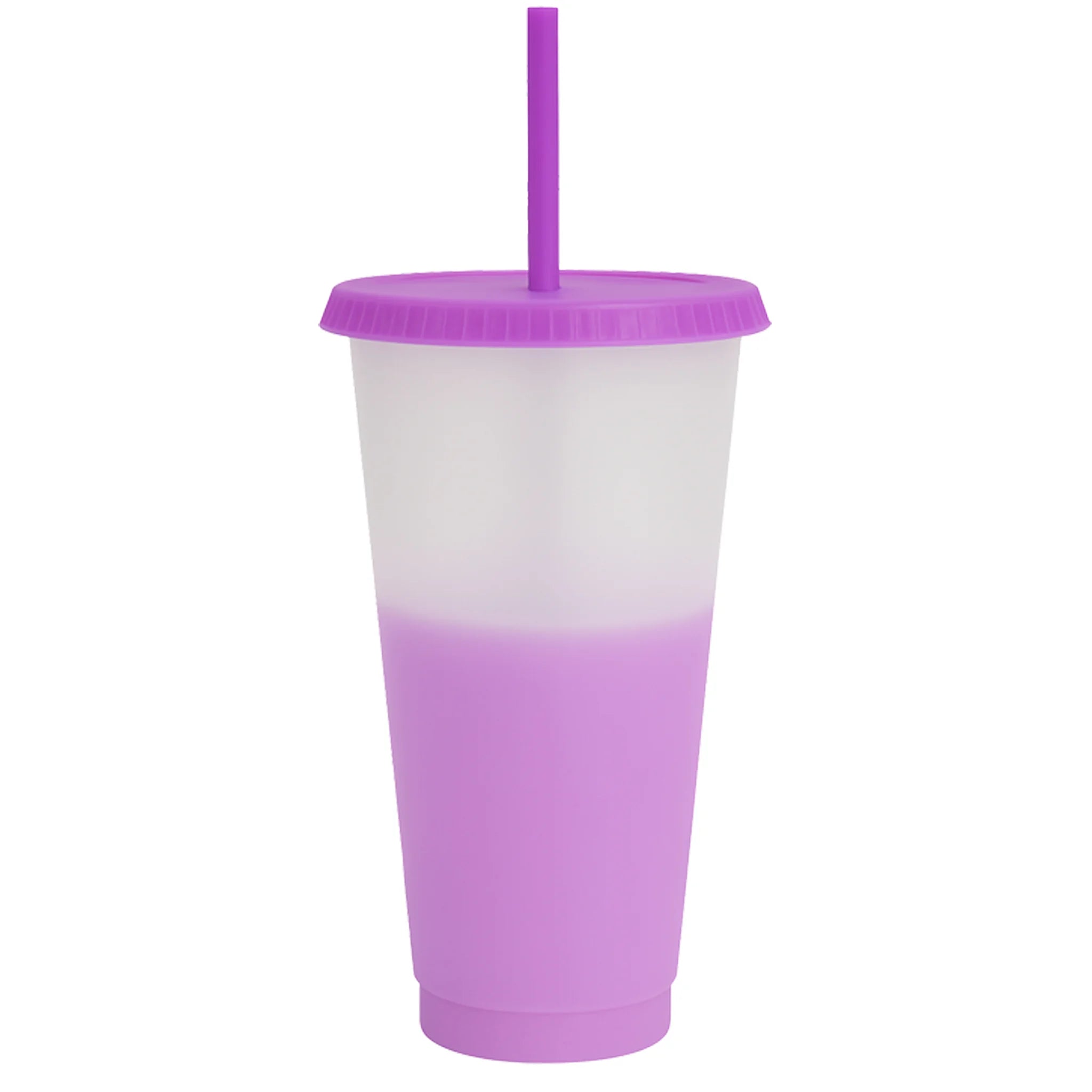 Vaso de Plástico con Acabado Frost Degradado