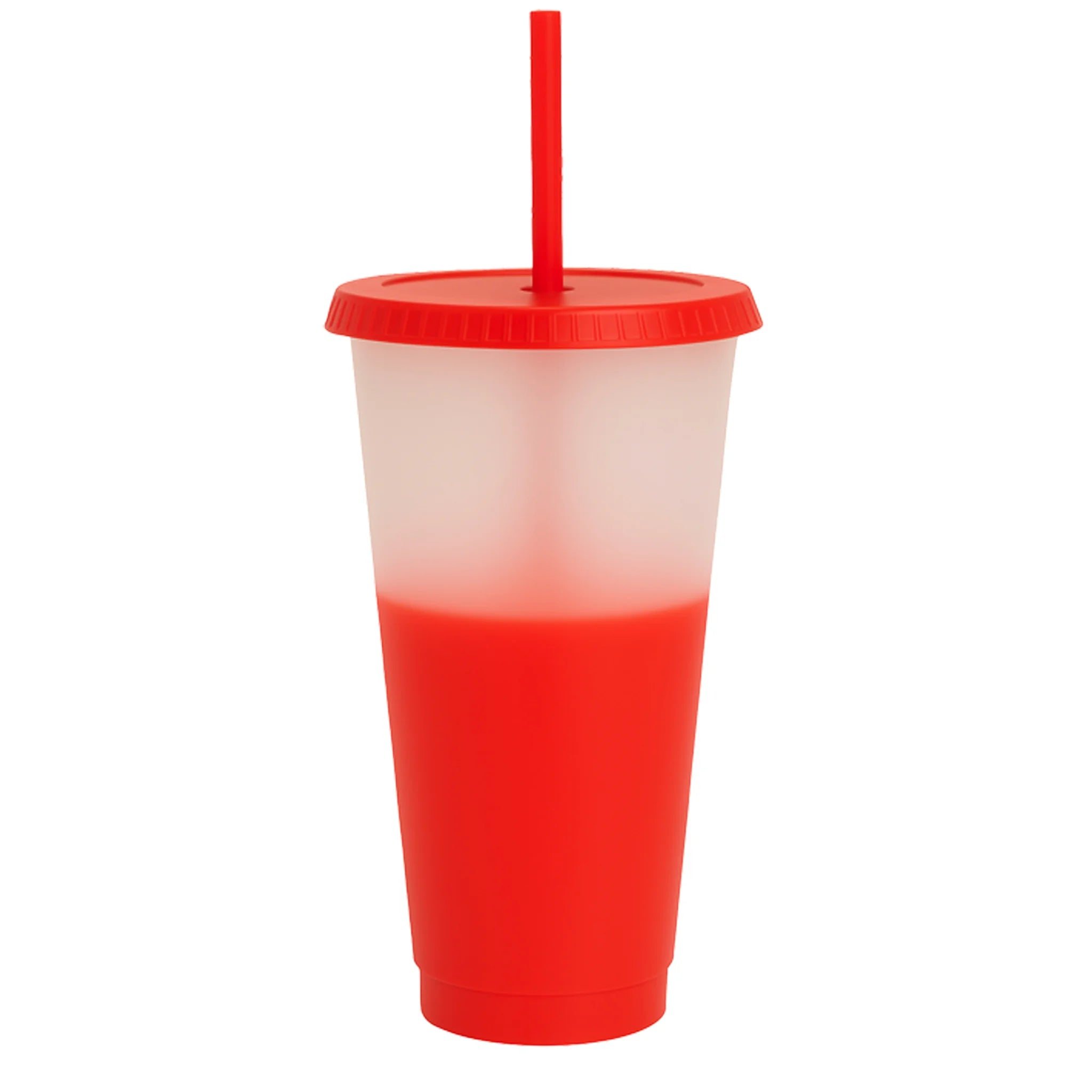 Vaso de Plástico con Acabado Frost Degradado