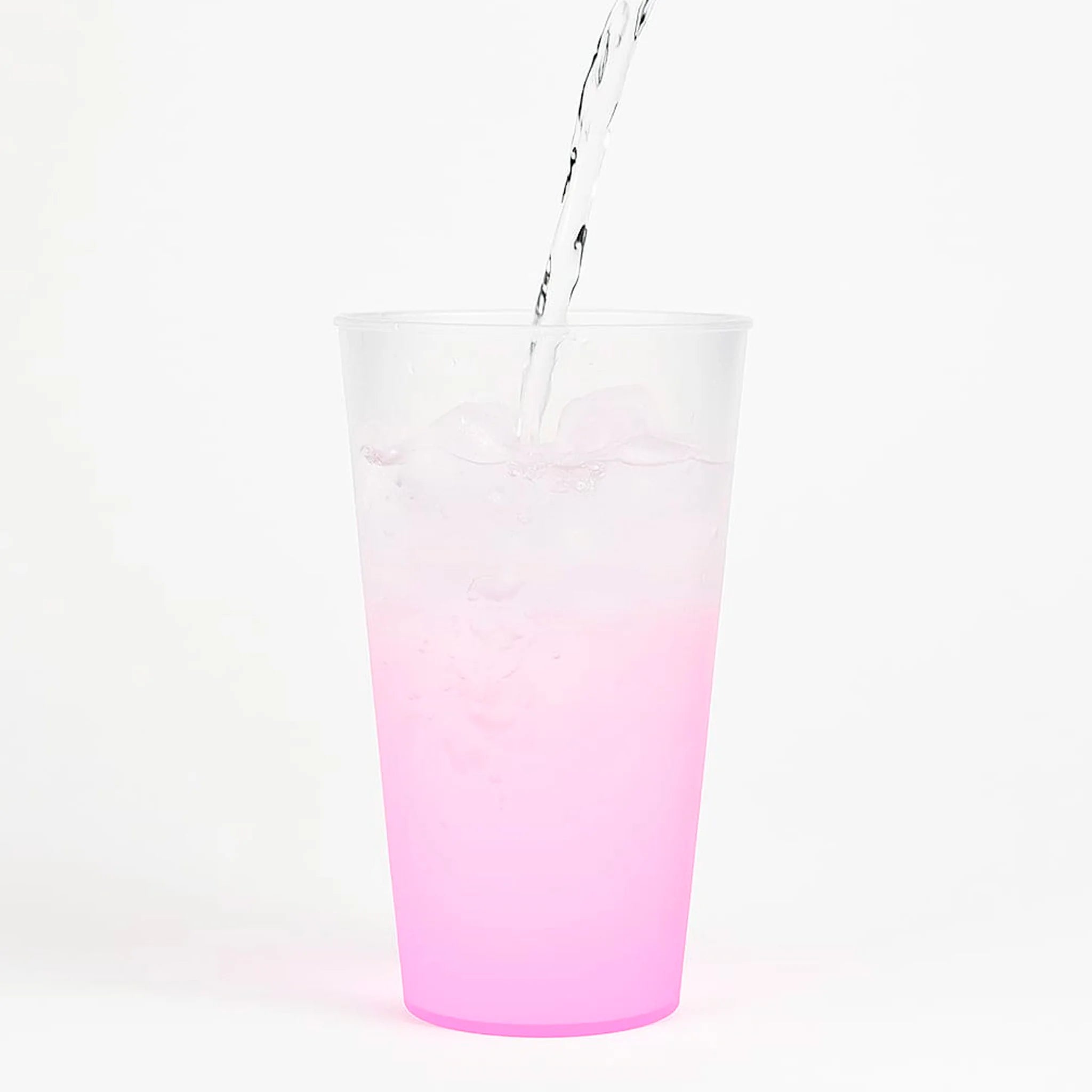 Vaso de Plástico con Acabado Frost Degradado