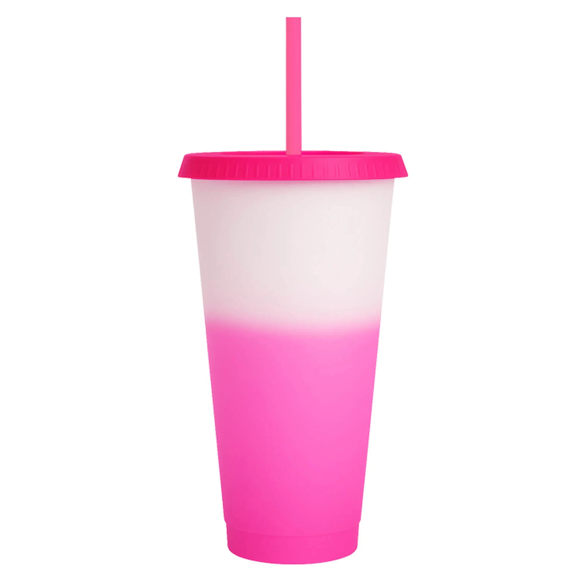 Vaso de Plástico con Acabado Frost Degradado