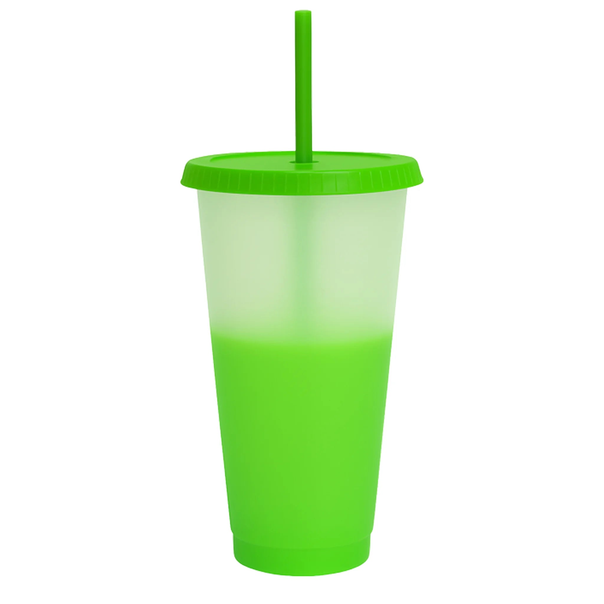 Vaso de Plástico con Acabado Frost Degradado